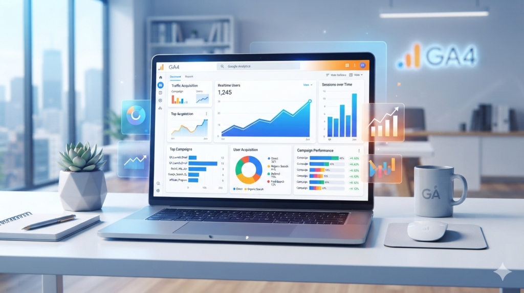 How to track website traffic campaigns in GA4