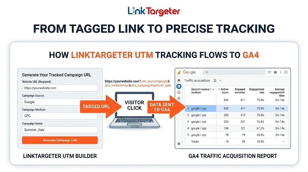 Free UTM builder campaign tracking in GA4